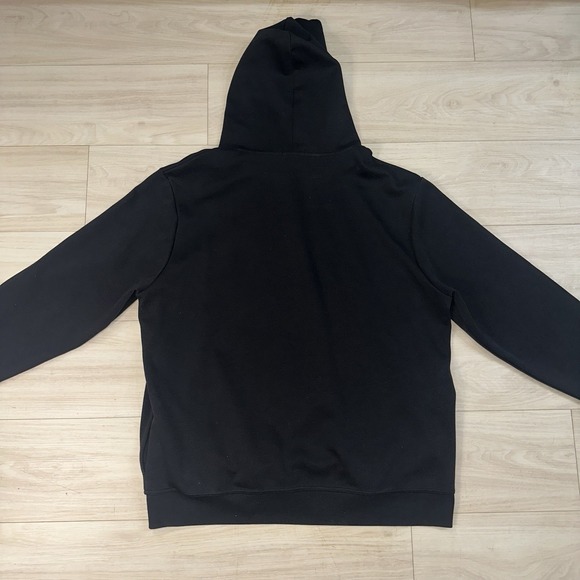 Polo Ralph Lauren Big Pony Felt Logo Pullover Hoodie Mens 2XL Sweatshirt Black - Picture 3 of 10